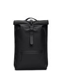 backpack rains rolltop rucksac black