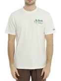 t-shirt mc2 saint barth stampata bianco