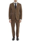 suit sartoria latorre cotton brown