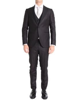 Abito Sartoria Latorre Cerimonia Gilet Nero