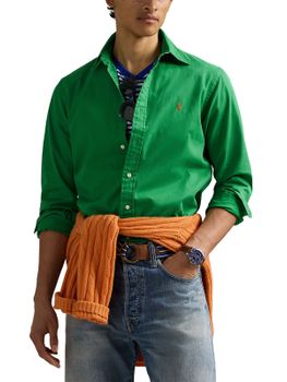 Camicia Polo Ralph Lauren Twill Verde