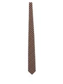 tie holliday & brown twill brown