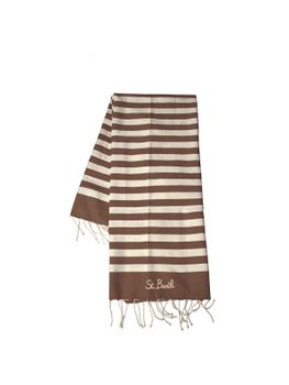 Telo Mare MC2 Saint Barth Fouta Marrone