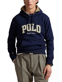 Felpa Polo Ralph Lauren Logo Blu