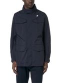 field jacket k-way manuel stretch blu
