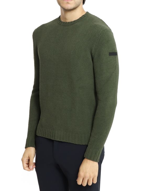 maglione-rrd-cinematt-round-knit-verde-w25160-21