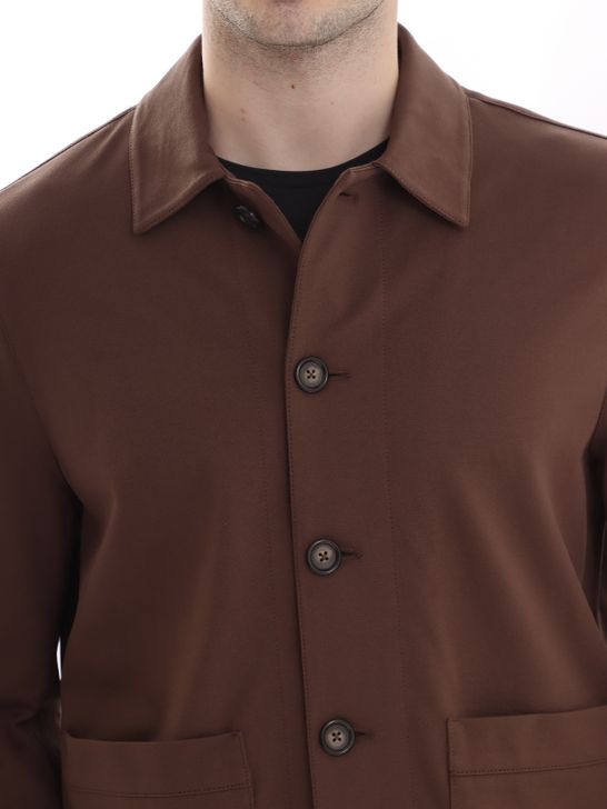 jacket-circolo-1901-piquet-brown