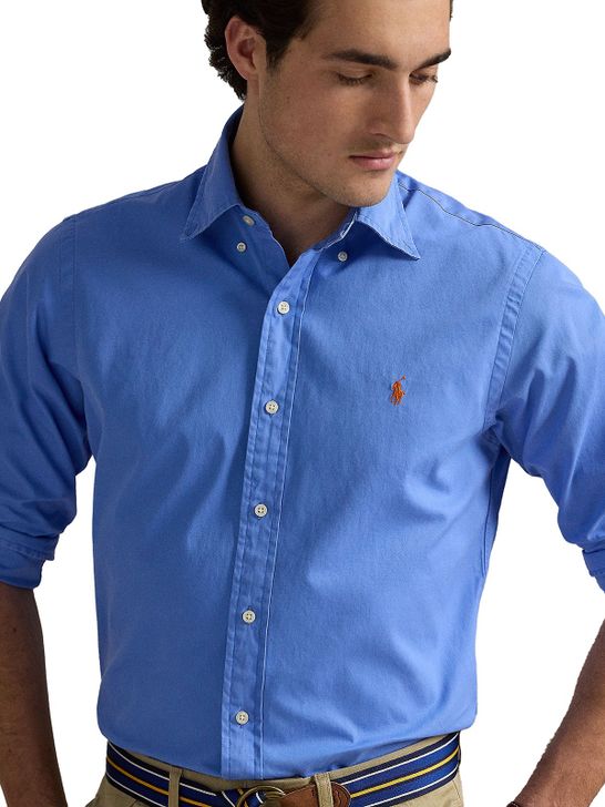 shirt-polo-ralph-lauren-twill-light-blue