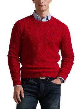 Maglia Polo Ralph Lauren Trecce Rosso