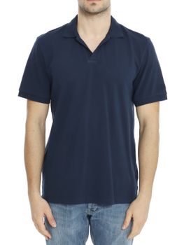 Polo MC2 Saint Barth Lino Blu