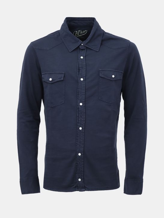 camicia-blker-jersey-blu-6501-navy