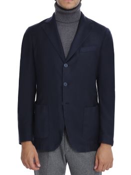 Giacca Santaniello Lana Blu