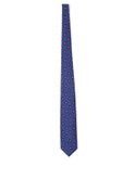 tie holliday & brown twill blue