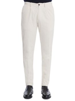 Pantaloni Devore Incipit Velluto Rocciatore Bianco