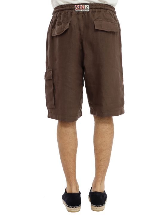 short-mc2-saint-barth-linen-brown
