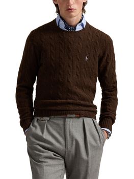 Sweater Polo Ralph Lauren Cable Brown
