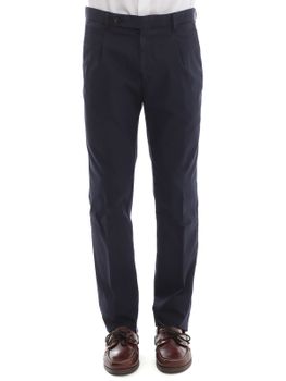 Pantaloni Berwich Gabardina Blu