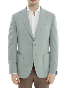 Giacca Santaniello Cotone Azzurro