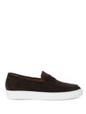 mocassini doucal's slip on marrone