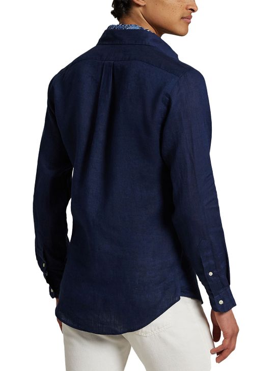 shirt-polo-ralph-lauren-linen-blue