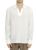 polo shirt mc2 saint barth ventotene white