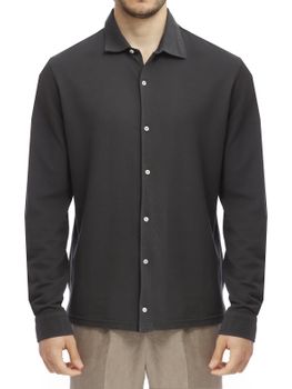 Camicia Bl'ker Piquet Nero