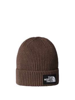 Beanie The North Face Logo Box Cuffed Brown