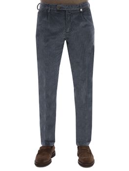 Pantaloni Myths Velvet Soft Touch Blu