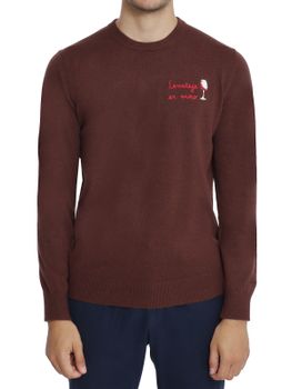 Maglia MC2 Saint Barth Heron Marrone