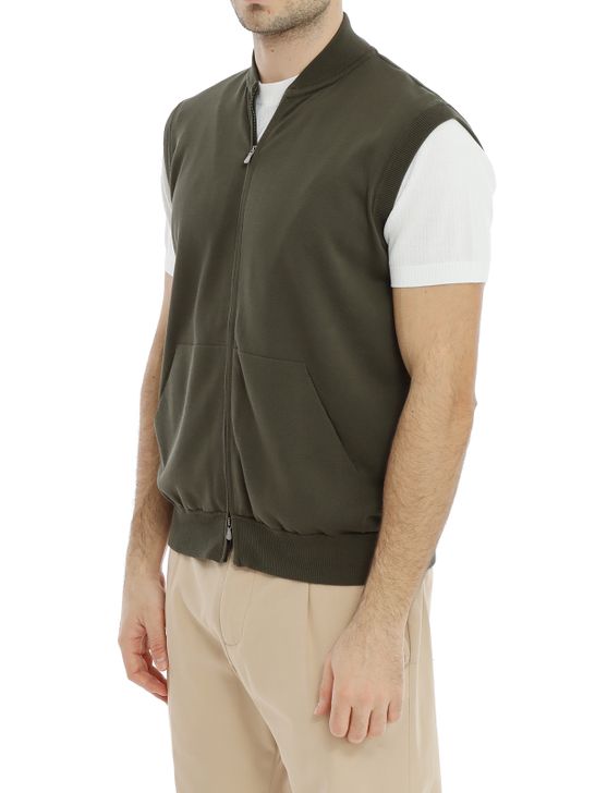vest-filippo-de-laurentiis-bomber-green