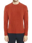maglione rrd cinematt round knit arancione