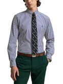 shirt polo ralph lauren striped stretch blue