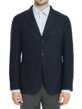 Giacca Boglioli Milano Micro Blu