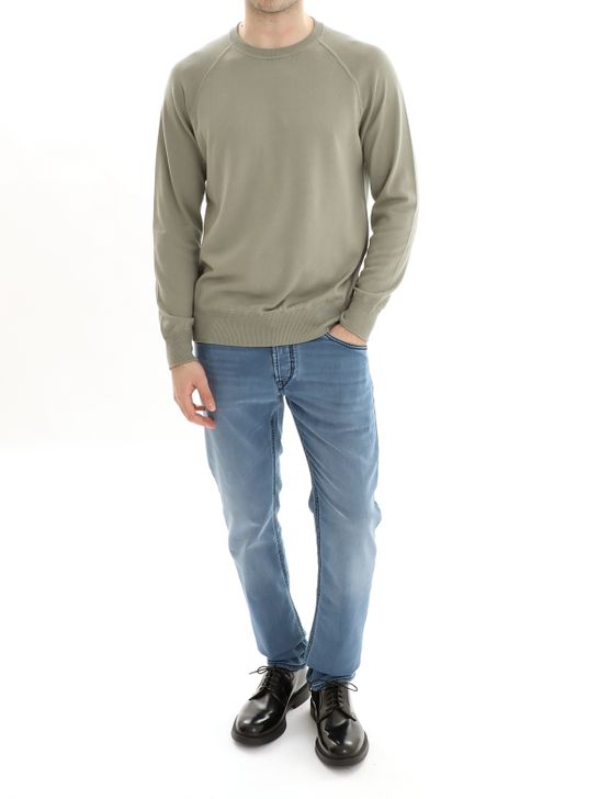 fleece-magazzino-ricambi-pima-cotton-green