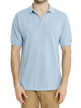 Polo MC2 Saint Barth Cotone Blu