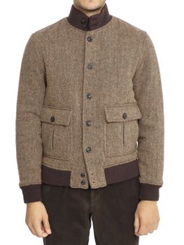 Giubbino Valstar Broken Twill Marrone