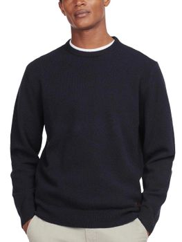 Maglia Barbour Essential Patch Blu