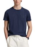 t-shirt polo ralph lauren pocket blue