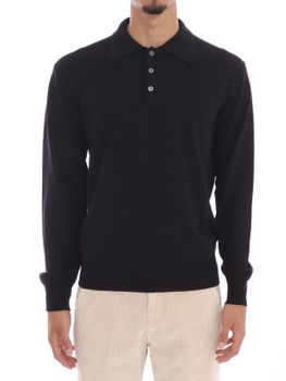Polo Shirt Altea Merino Black