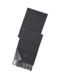 sciarpa polo ralph lauren reversibile grigio