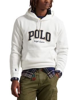 Felpa Polo Ralph Lauren Logo Bianco