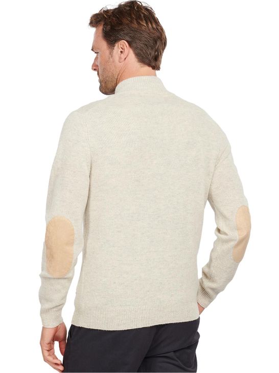 sweater-barbour-half-zip-grey