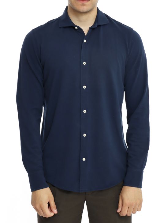 camicia-mc2-saint-barth-piquet-blu-amf0001-01315h