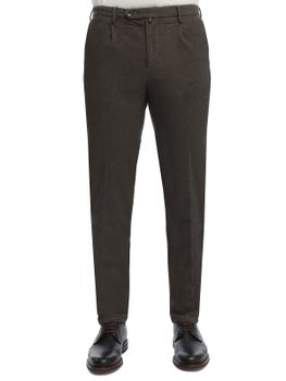 Trousers Briglia 1949 Wool Effect Brown