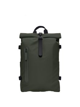 Zaino Rains Rolltop Rucksack Large Verde