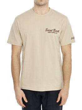T-Shirt MC2 Saint Barth Stampata Beige