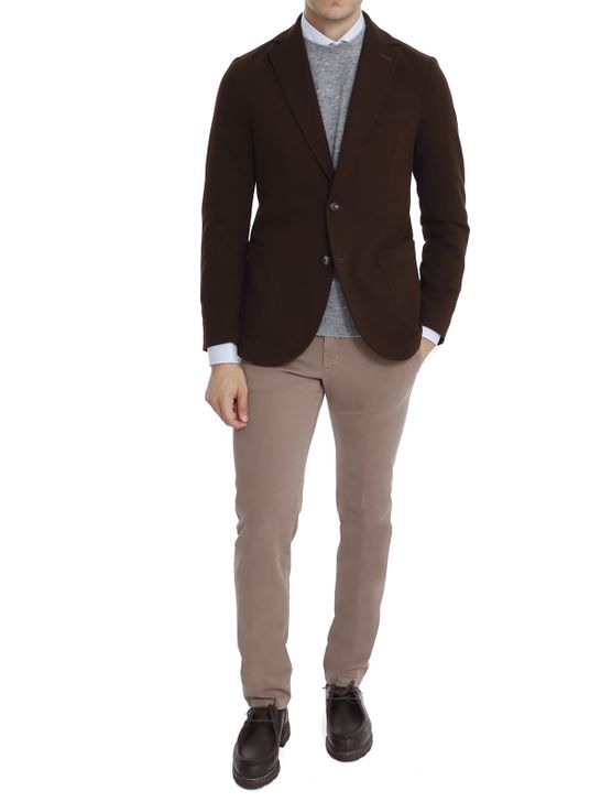 blazer-circolo-1901-cashmere-touch-brown