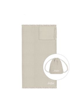 Beach Towel MC2 Saint Barth Foutasac Beige