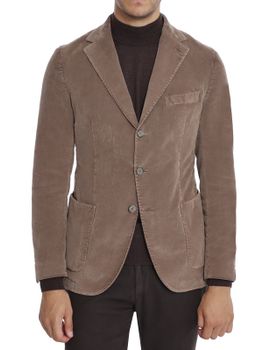 Giacca Santaniello Velluto Beige