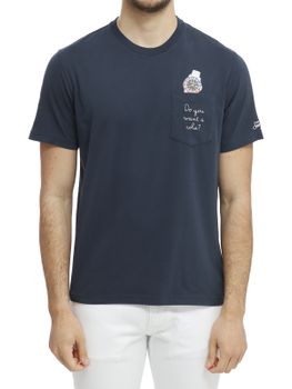 T-Shirt MC2 Saint Barth Austin Blu